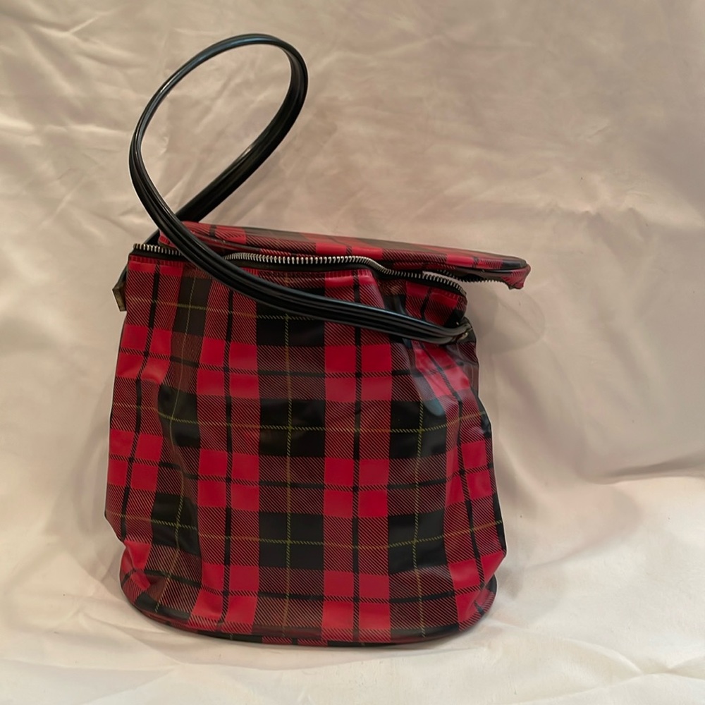 Red Plaid Bag